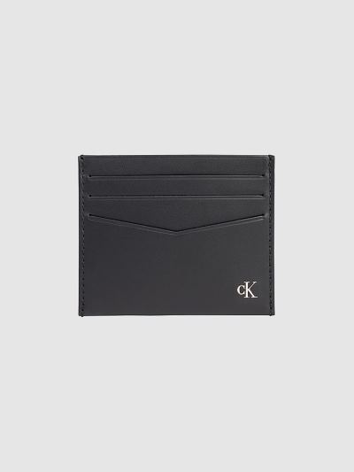 Calvin Klein Táskák & Kiegészítők HU002483 | Calvin Klein Bőr Férfi Kártyatartó Fekete